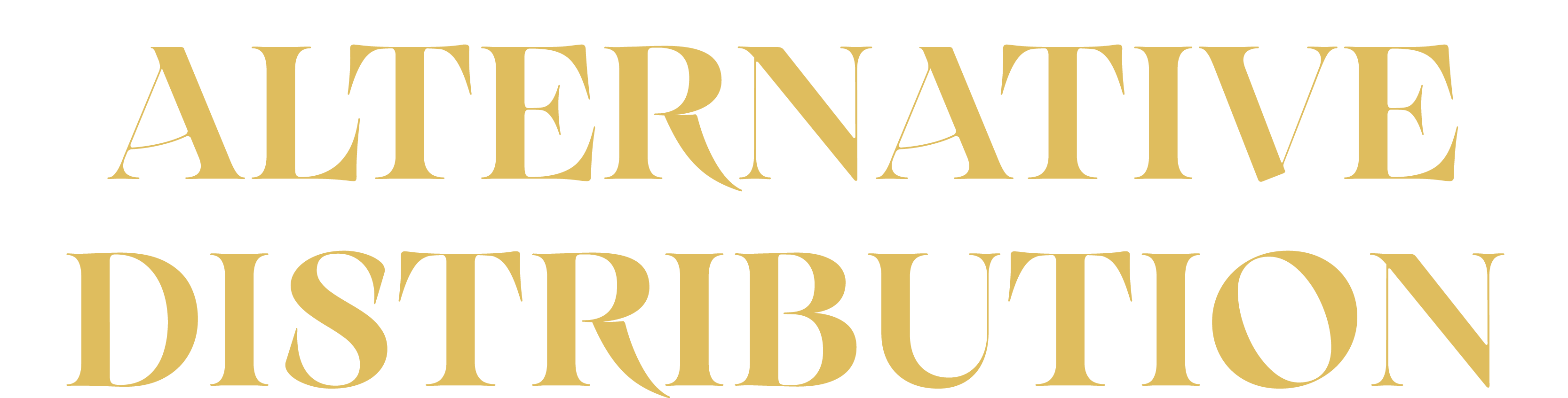 ALTERNATIVE DISTRIBUTION